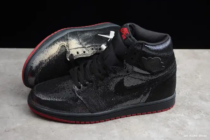 1st Kicks Shoes OG High Red 1 Gym Retro Jordan DC7071-001 Black Air 0514
